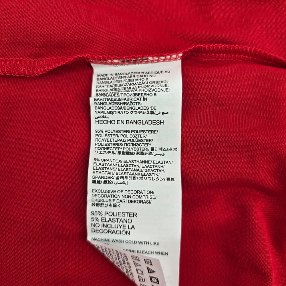 Captivating Polo Shirt Mens Wisconsin Badgers Embroidered Striped Red 2XL NWT - Picture 8 of 9